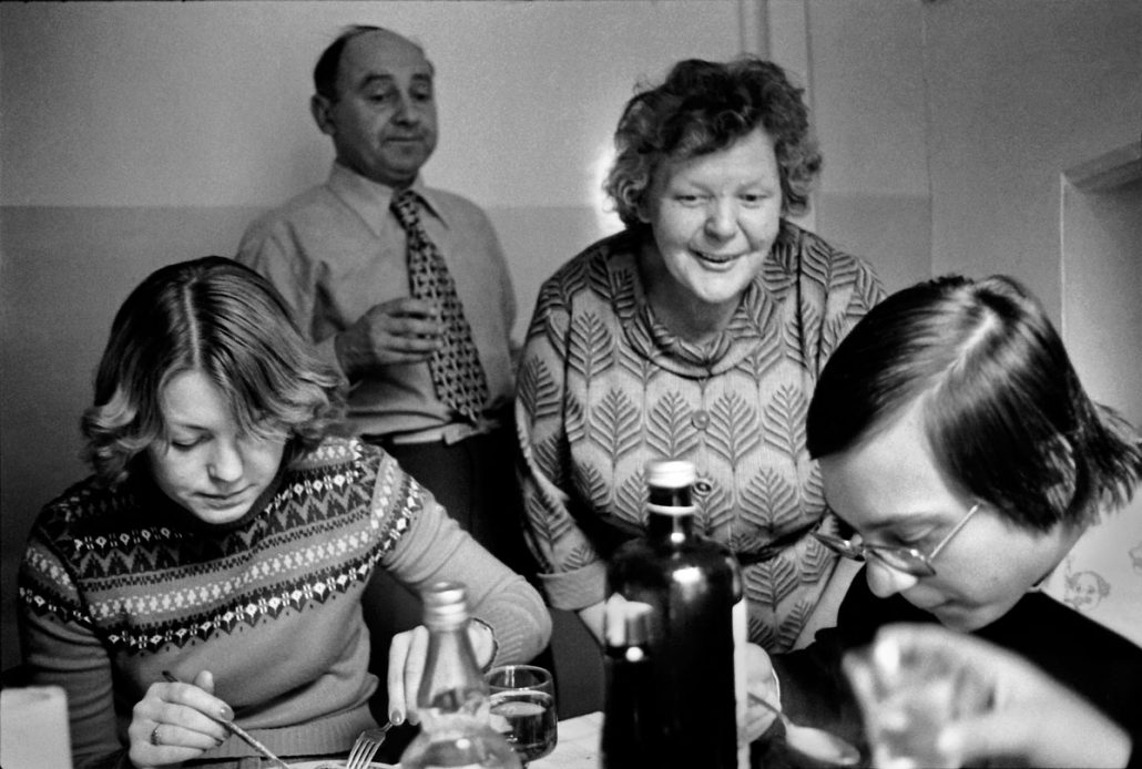 Family meal, Loughborough, Czeslaw Siegieda, documentary photographer